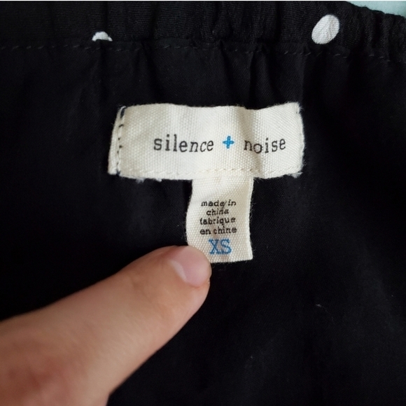 Urban Outfitters Jackson Black White Polka Dot Print Strapless Wide Leg Jumpsuit - Picture 11 of 12